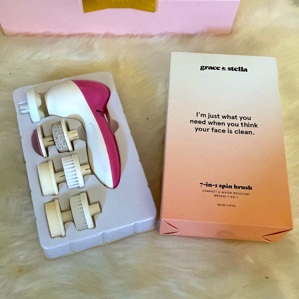 🆕 Grace & Stella 7-in-1 facial spin brush